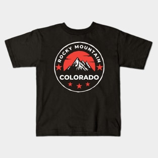 Rocky Mountain Colorado - Travel Kids T-Shirt